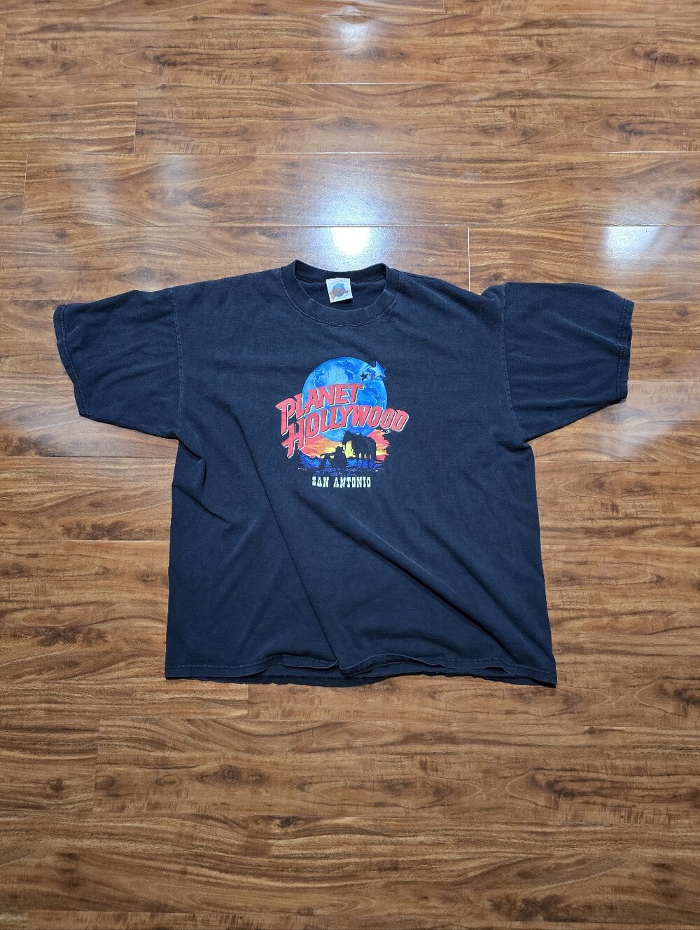 Vintage 1991 Planet Hollywood San Antonio Texas T Shirt